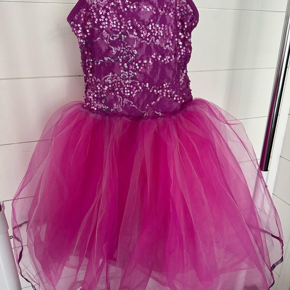 Curtain Call Purple Sequin Costume
